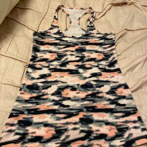 Lululemon pink camo racerback tank